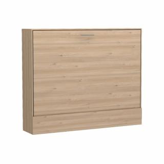 Lit escamotable horizontal MULTIMO couchage 160x200cm chêne