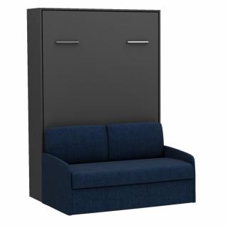 Anthracite & sofa bleu nuit