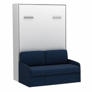 Blanc & sofa bleu nuit