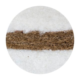 Matelas COCO FUTON couleur naturel couchage 140 x 200 cm 