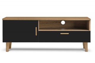 Meuble TV FREDO
chêne naturel et anthracite 1 niche 1 tiroir 1 porte