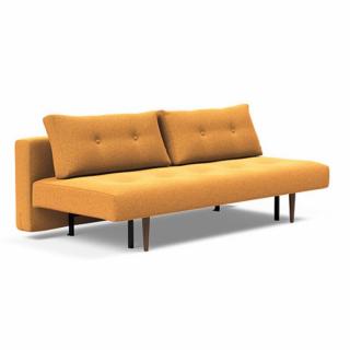 INNOVATION LIVING  Canape lit RECAST couchage 200x140  tissu Bouclé Ochre