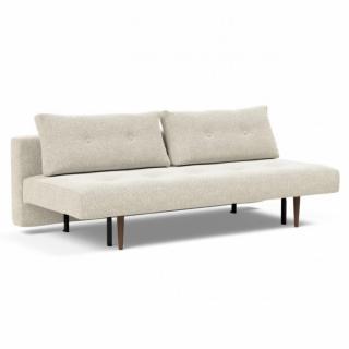 INNOVATION LIVING Canape lit RECAST couchage 200x140 tissu Taura Off White