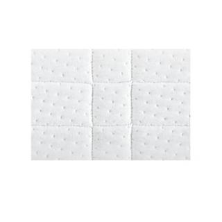 BULTEX Sommier confort morphologique bi-lattes 160*200cm avec pieds en bois vernis clair