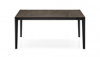 Table extensible 12 couverts PENTAGON 310cm pieds métal 