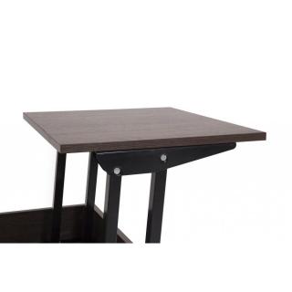 Table basse relevable extensible GIANI wengé
