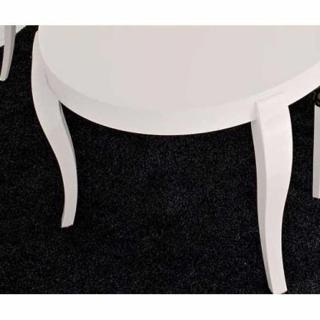 Table repas extensible ronde REGENCY de CALLIGARIS 130x130 blanche
