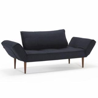 INNOVATION LIVING  Canape design ZEAL STYLETTO convertible lit 200*70 cm tissu  Nist Blue